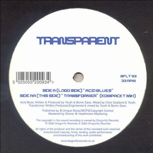 Transparent – Acid Blues / Transformer