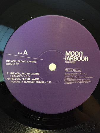 RE.YOU & FLOYD LAVINE - KHANA EP