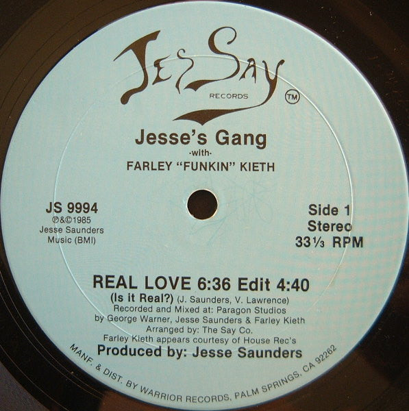 Jesse’s Gang With Farley “Funkin” Kieth – Real Love |