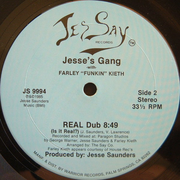 Jesse’s Gang With Farley “Funkin” Kieth – Real Love |