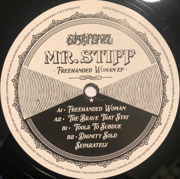 MR STIFF - FREEHANDED WOMAN EP