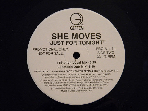 She Moves – Just For Tonight