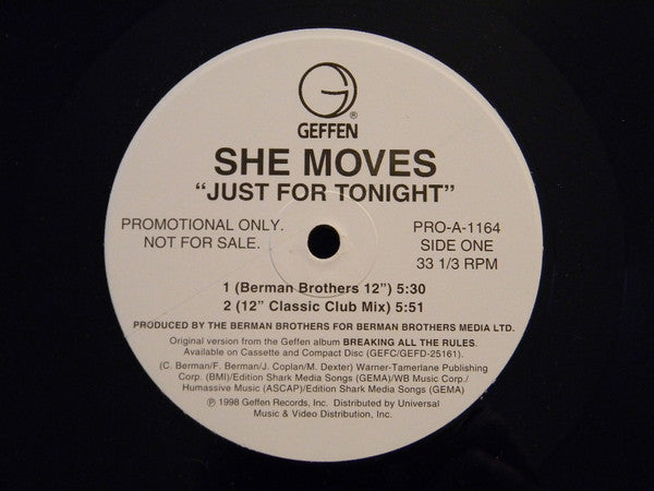 She Moves – Just For Tonight